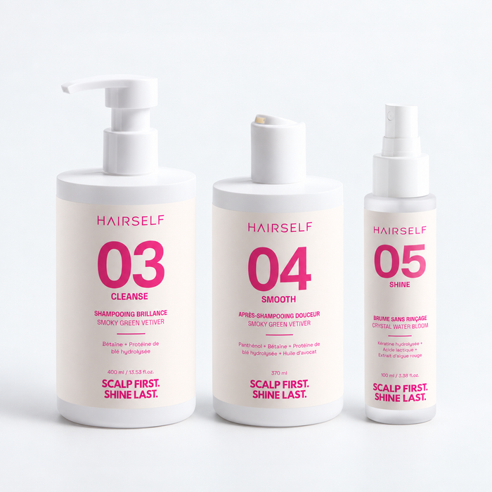 THE GLOSS ROUTINE | 03 CLEANSE + 04 SMOOTH + 05 SHINE